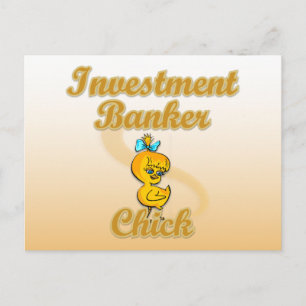 Carte Postale Banquier d'investissement Chick