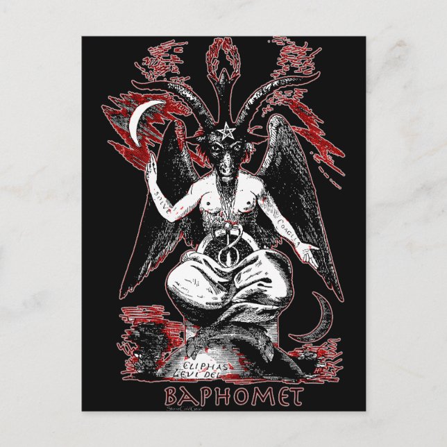 Carte Postale Baphomet (Devant)