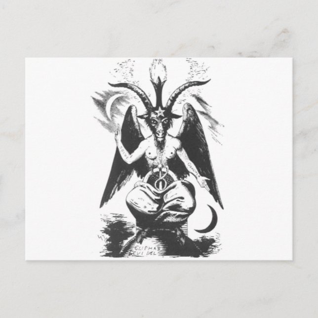 Carte Postale Baphomet (Devant)