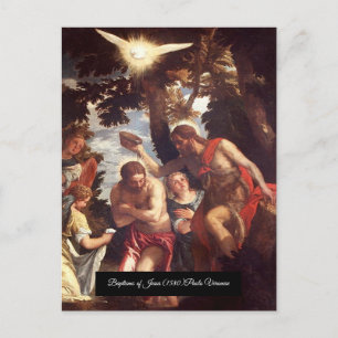 Carte Postale Baptême de Jésus