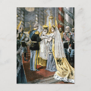 Carte Postale Baptême de la Grande-Duchesse Tatiana, fille de