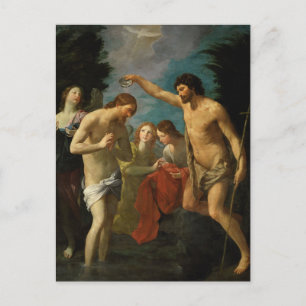 Carte Postale Baptême du Christ par Guido Reni