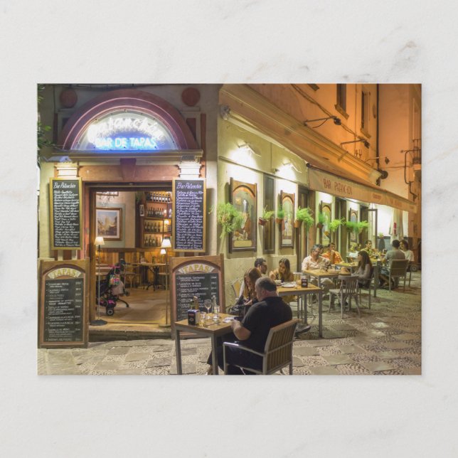 Carte Postale Bar à tapas et restaurant (Devant)