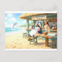 Bar de la plage du pingouin