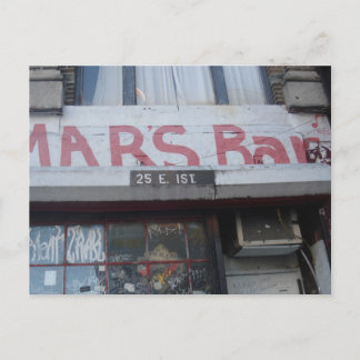 CARTE POSTALE BAR MARS