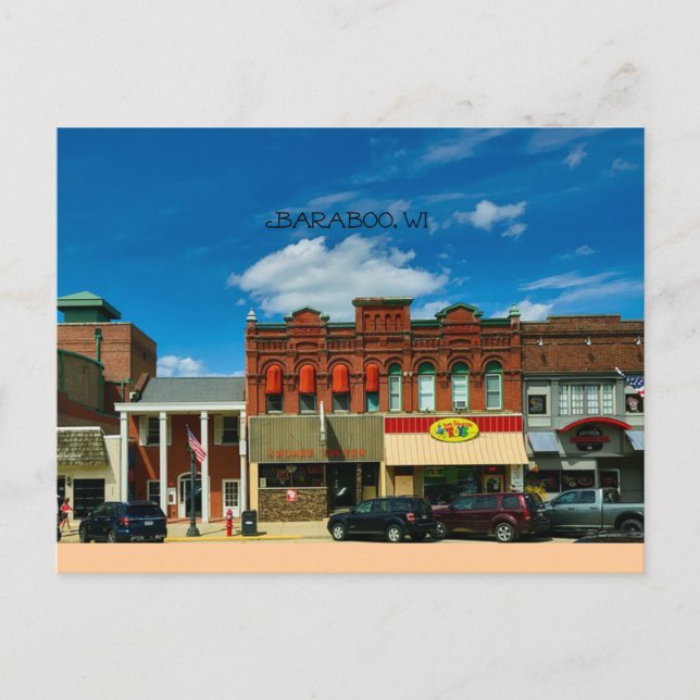 Carte Postale Baraboo, Wisconsin (Devant)