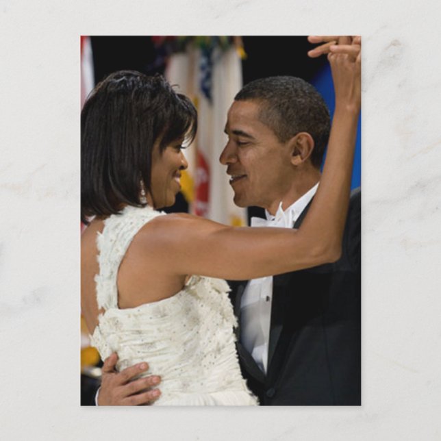 Carte Postale Barack et Michelle Obama (Devant)