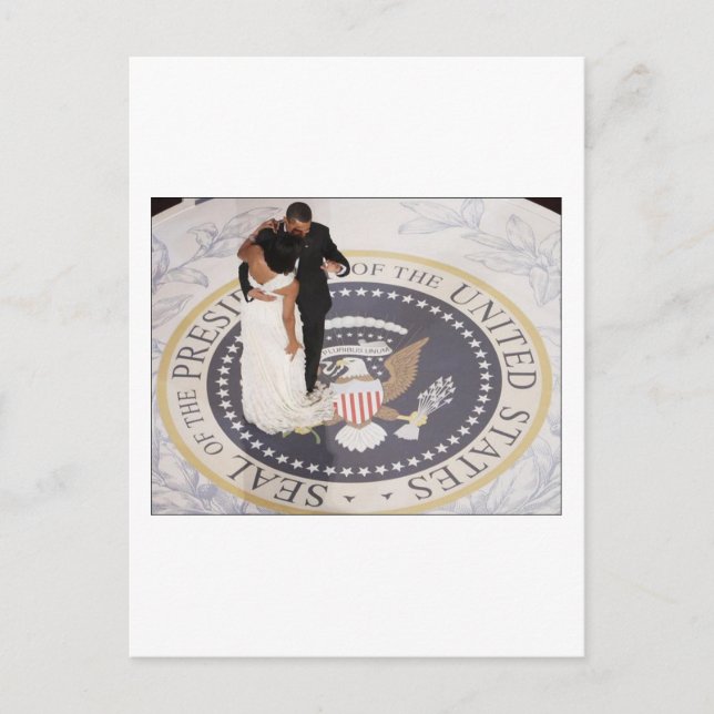Carte Postale Barack et Michelle Obama (Devant)