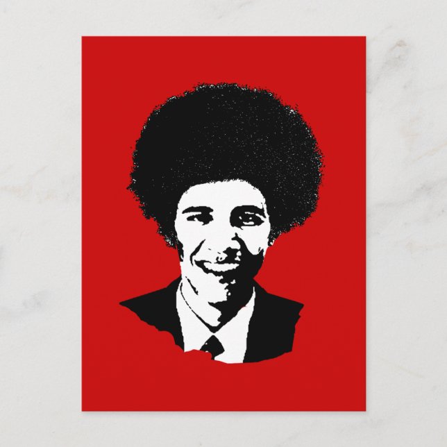 CARTE POSTALE BARACK FROBAMA (Devant)