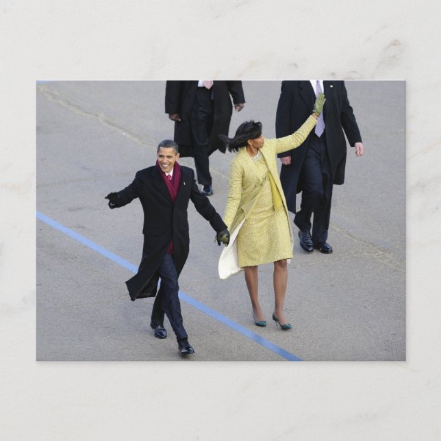 Carte Postale Barack & Michele Obama (Devant)