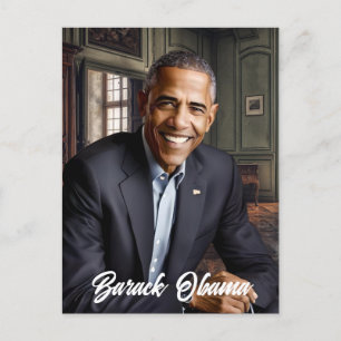 Carte Postale Barack Obama 44ème Président