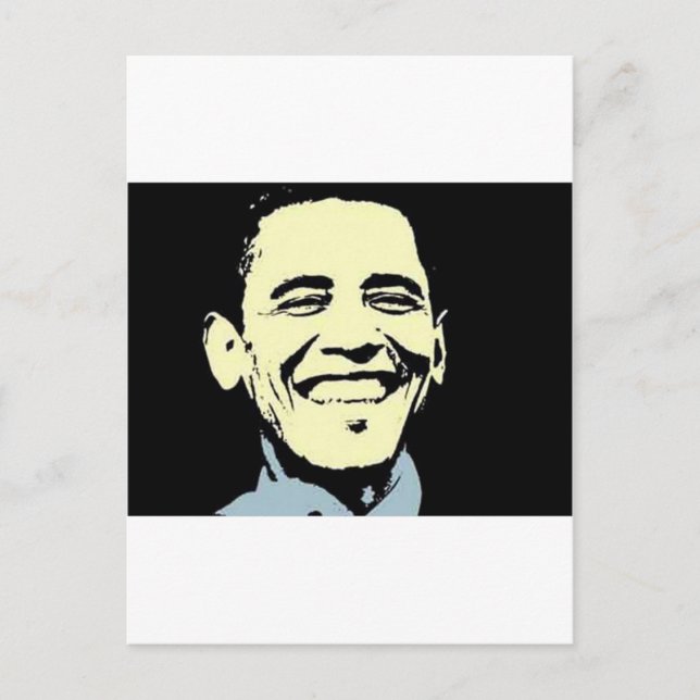 Carte postale Barack Obama Art (Devant)