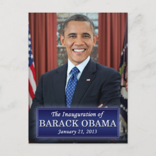 Carte Postale Barack Obama Inauguration 2013