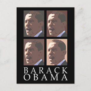 Carte postale Barack Obama Portrait