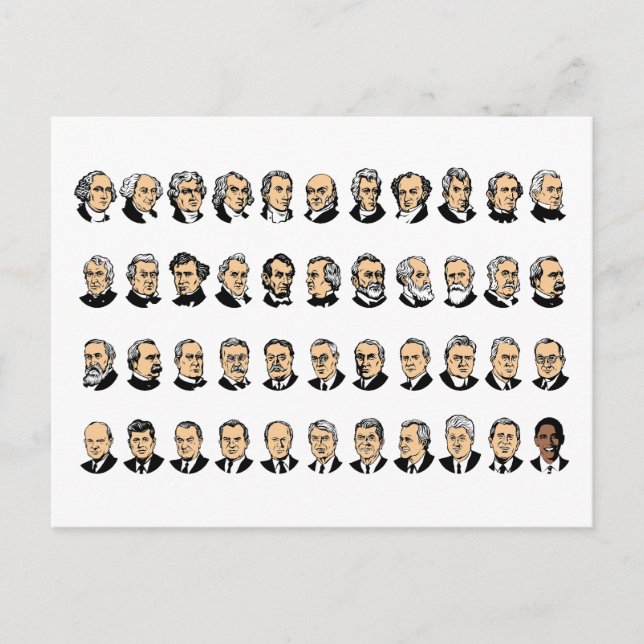Carte Postale Barack Obama - Présidents Des États-Unis (Devant)