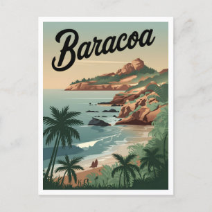 Carte Postale Baracoa Cuba Vintage