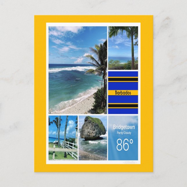 Carte Postale Barbade (Devant)