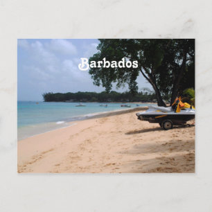 Carte Postale Barbados Beach
