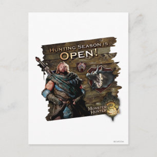 Carte Postale Barbe de fer McCullough, La saison de chasse est o