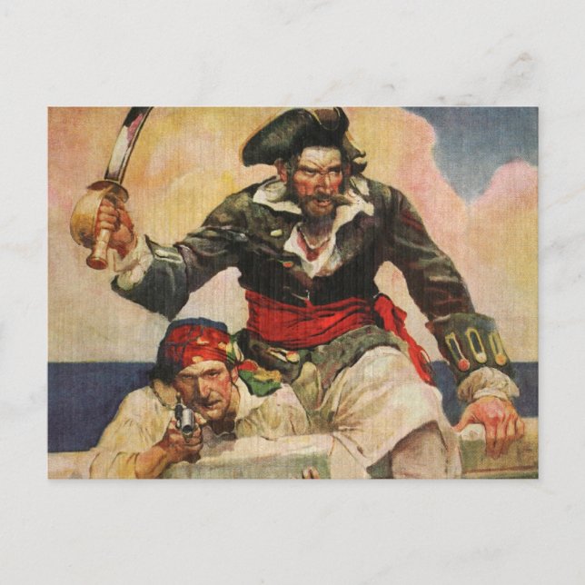 Carte Postale Barbe noire du Buccanneer (Devant)