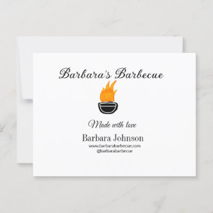 Carte Postale Barbecue restaurant cuisine médias sociaux site we