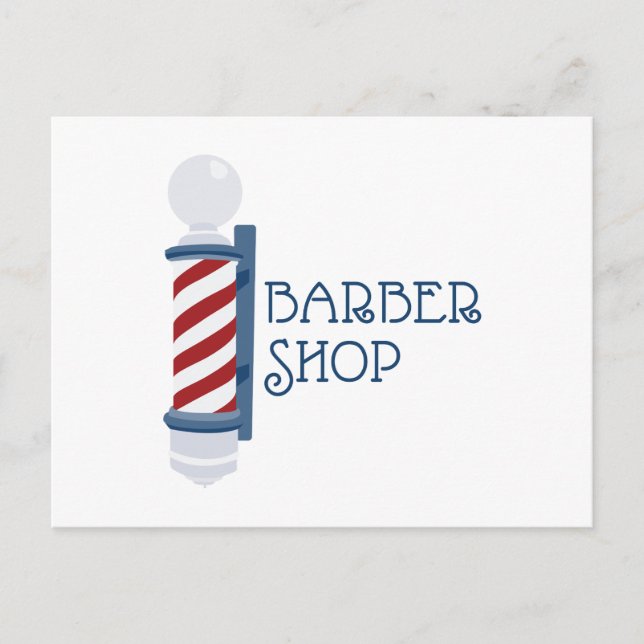 Carte Postale Barber Shop (Devant)