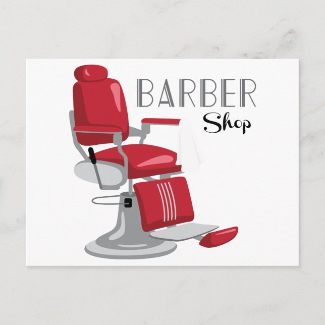 Carte Postale Barber Shop (Devant)