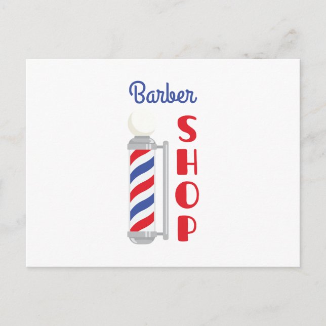 Carte Postale Barber Shop (Devant)