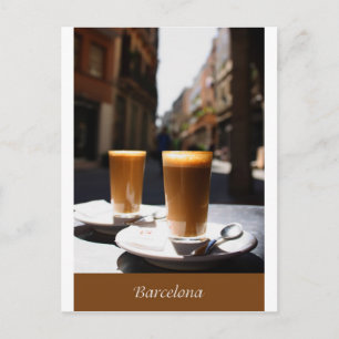 Carte Postale Barcelona Coffee Break