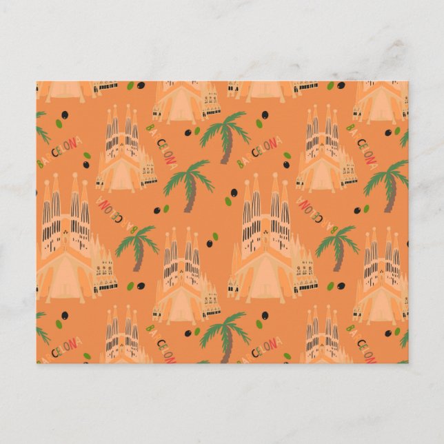 Carte Postale Barcelone (Devant)