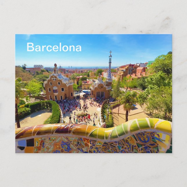 Carte postale Barcelone (Devant)