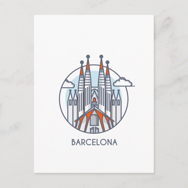 Carte Postale Barcelone (Devant)