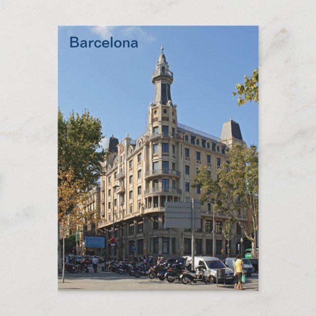 Carte Postale Barcelone (Devant)