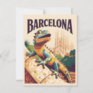 Carte Postale Barcelone Espagne