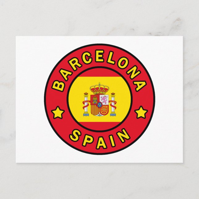 Carte Postale Barcelone Espagne (Devant)