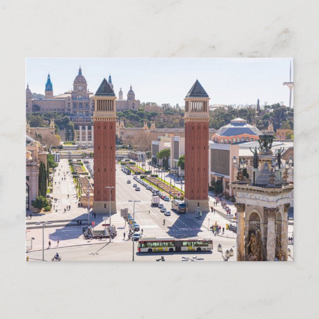 Carte Postale Barcelone, Espagne (Devant)