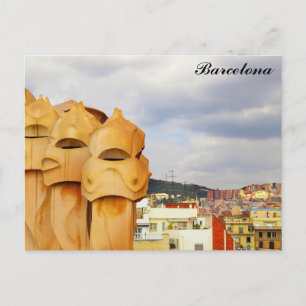 Carte Postale Barcelone Espagne La Pedrera Gaudi Photo
