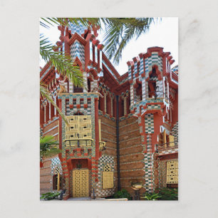 Carte Postale Barcelone. Gaudí. Casa Vicens.