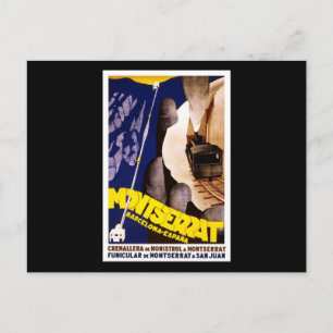 Carte Postale Barcelone Montserrat Espagne