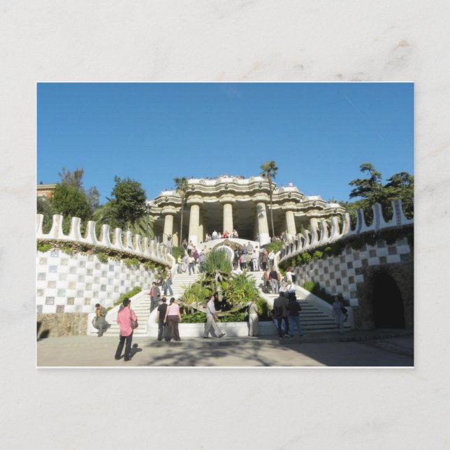 Carte Postale Barcelone—Parc—Guell—[kan.k] (Devant)