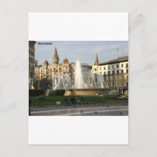 Carte Postale Barcelone—Plaza—Catalogne—[kan.k.JPG