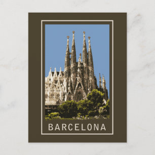 Carte Postale Barcelone Sagrada Familia
