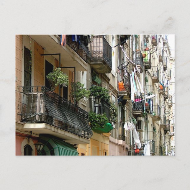 Carte Postale Barceloneta (Devant)