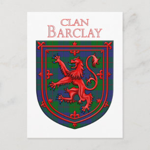 Carte Postale Barclay Chasse Tartan Scottish Plaid
