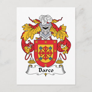 Carte Postale Barco Family Crest