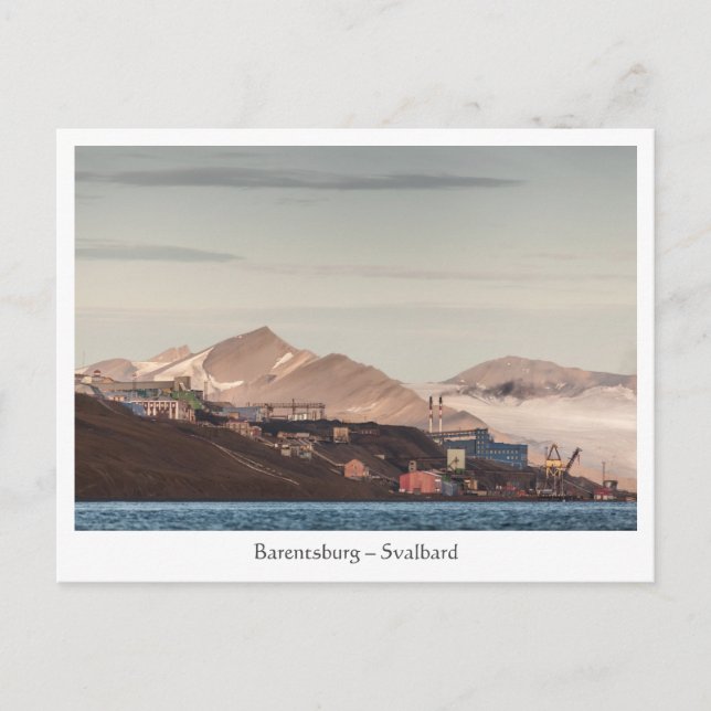 Carte Postale Barentsburg Svalbard (Devant)