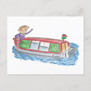 Carte Postale Barge
