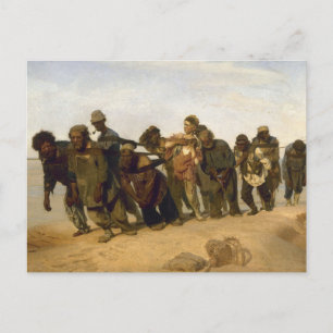 Carte Postale Barge Haulers sur la Volga
