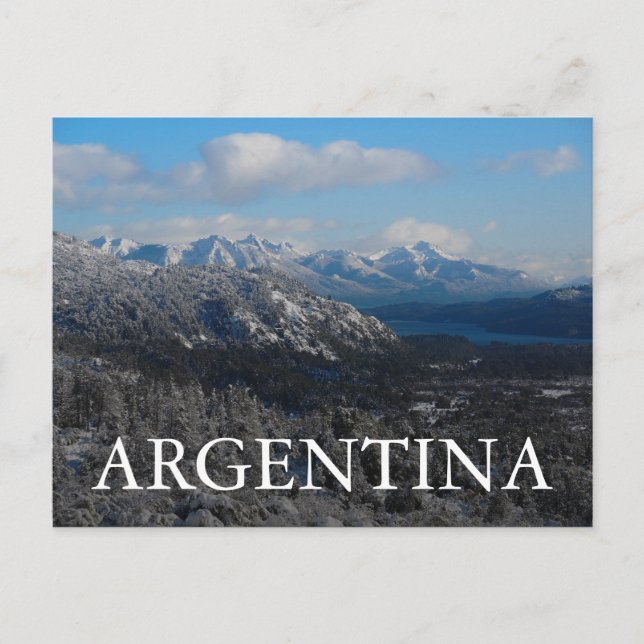 Carte Postale Bariloche, Rio Negro, Argentine (Devant)