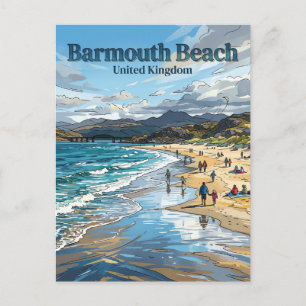 Carte Postale Barmouth Royaume-Uni